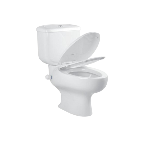 مرحاض نيوكابرى G0121 - G0122 بالشطاف الداخلى والسيديلى ذاتى الغلق والخزان بالعدة وطقم التثبيت من أيديال ستاندرد