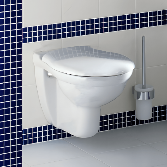 مرحاض سان ريمو معلق G 6492 بالشطاف الداخلى والمقبض والسيديلى من أيديال ستاندرد