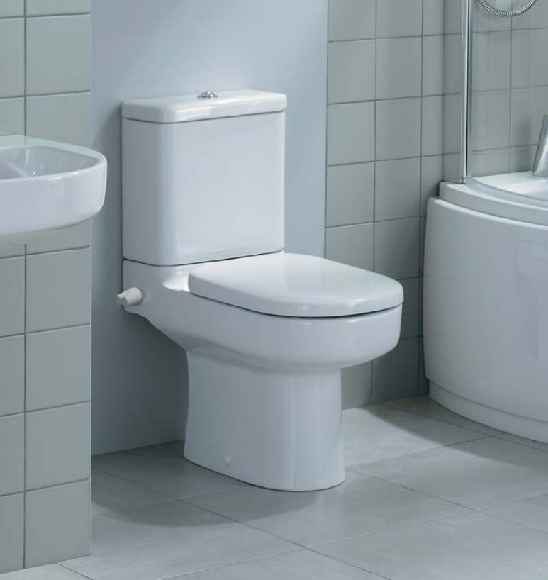 مرحاض بلايا G4922 - G4921 بالشطاف الداخلى والسيديلى والخزان بالعدة وطقم التثبيت من أيديال ستاندرد