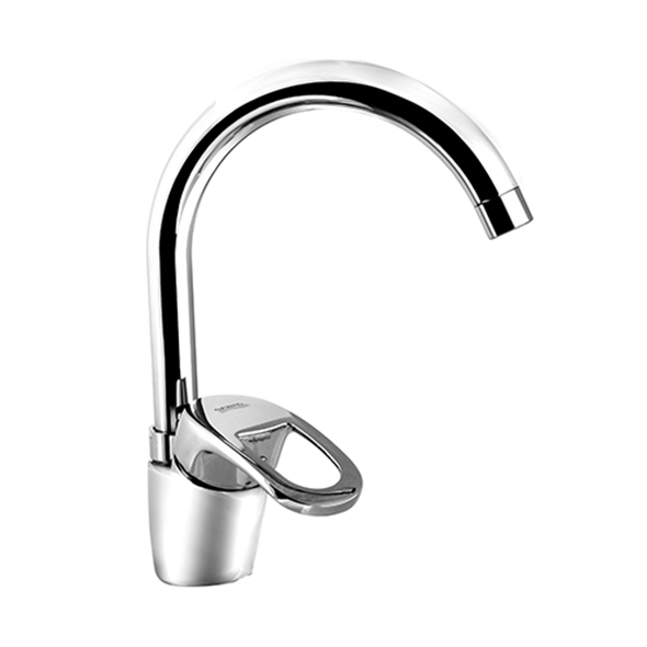 خلاط حوض بلس GX-0070 يد واحدة قنطرة عالية متحركة بالفيداج ( ضغط ) اللون كروم من جواد