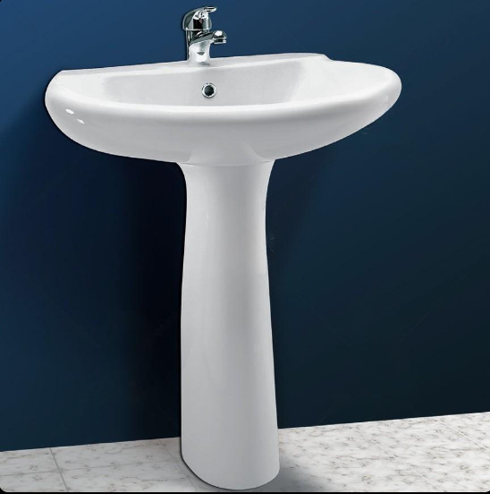 حوض كيميرا G 0248 مقاس 48 سم بالعامود الطويل من أيديال ستاندرد