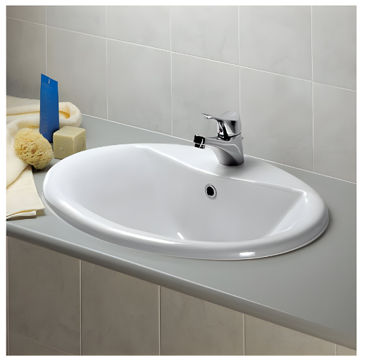 حوض دياجونال كونترتوب T0875 مقاس 66 سم خرم واحد من أيديال ستاندرد