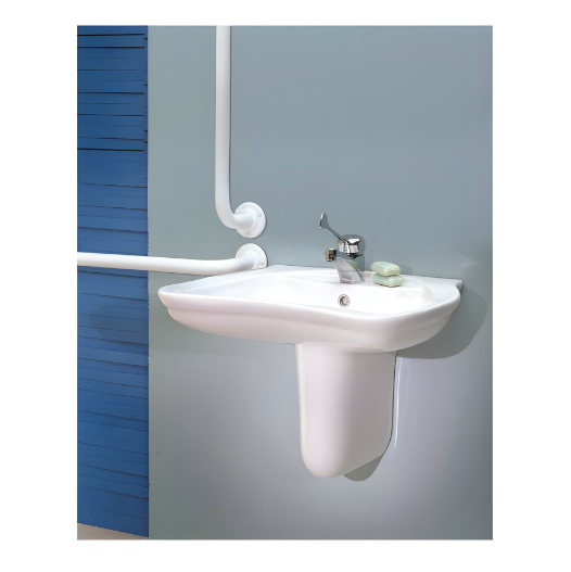 حوض سان ريمو 61سم بالعامود المعلق G7470 احتياجات خاصة من أيديال ستاندرد