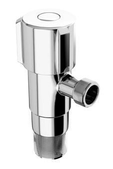 محبس زاوية مارو إستيل MRS-00030 مقاس 1/2 × 1/2 بوصة قلب سيراميك اللون كروم من جواد