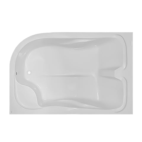 بانيو تونك 180 × 120 سم بمقبض كروم من أيديال ستاندرد