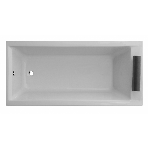 بانيو هافانا 800679 مقاس 170 × 80 × 42 سم بالمخدة إتجاه الصرف يمين / شمال من ديورافيت