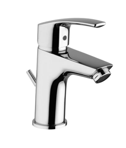 خلاط حوض لاجو LA1010001E10 بالفيداج 9 سم قلب سيراميك إرتفاع 16 سم و مقبض للتحكم فى المياة و فلتر سهل التنظيف و منظم لتوفير المياة اللون كروم من ديورافيت