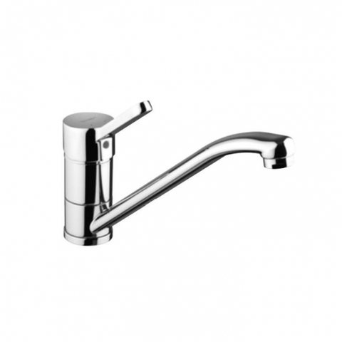 خلاط مطبخ شجرة اكوا AQ6010002E10 قنطرة عالية متحركة بطول 27 سم قلب سيراميك و منظم لتوفير المياة اللون كروم من ديورافيت