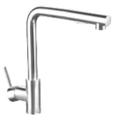 خلاط مطبخ فيلورا VA-0021 بمقبض للتحكم فى المياة و خرطوم و السماعة 2 نظام اللون كروم من جواد