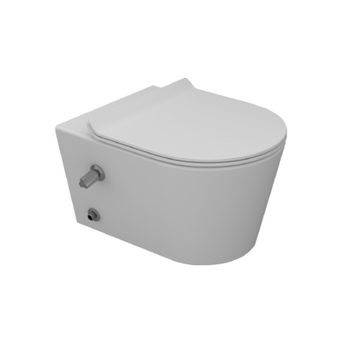 مرحاض معلق تايتن 25424975 بالشطاف الداخلى والسيديلى ذاتي الغلق شامل مجموعة التثبيت المقاس 40 × 54 سم من ساني بيور