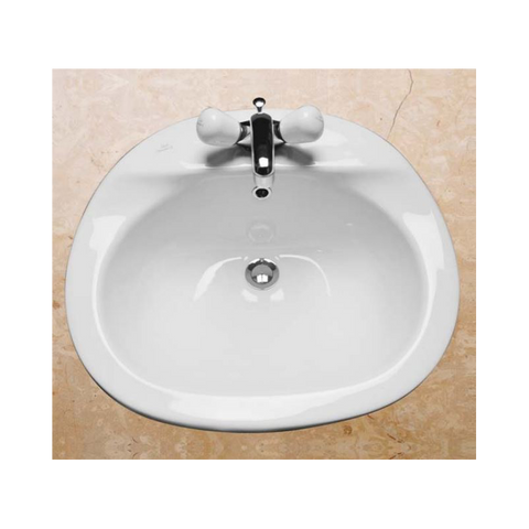 حوض ايزيس كونترتوب G0600 مقاس 56 × 48 سم أيديال ستاندرد