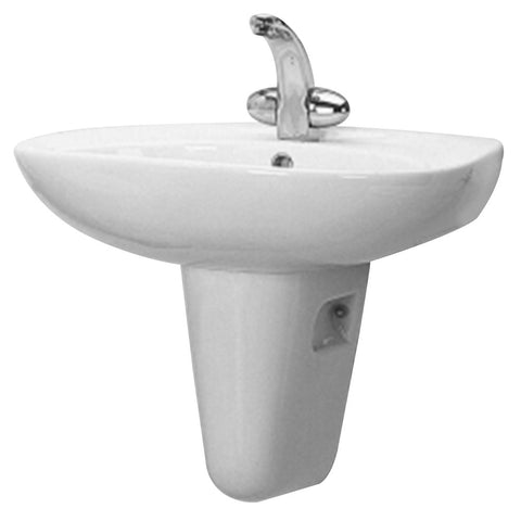 حوض اكو 321260 مقاس 60 سم بالعامود المعلق من ديورافيت